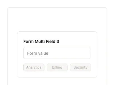 Form Multi Field 3 preview