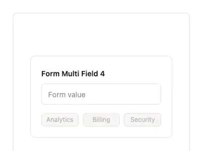 Form Multi Field 4 preview