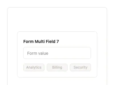 Form Multi Field 7 preview