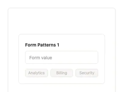 Form Patterns 1 preview