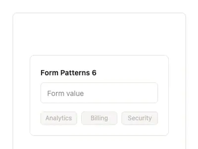 Form Patterns 6 preview