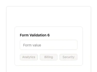 Form Validation 6 preview