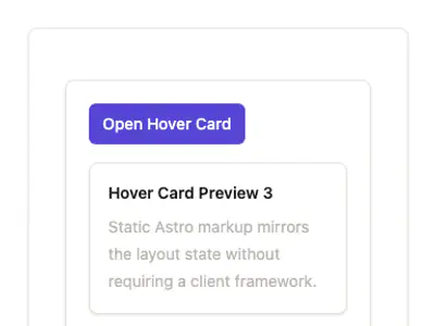 Hover Card Preview 3 preview