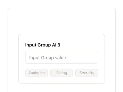 Input Group Ai 3 preview