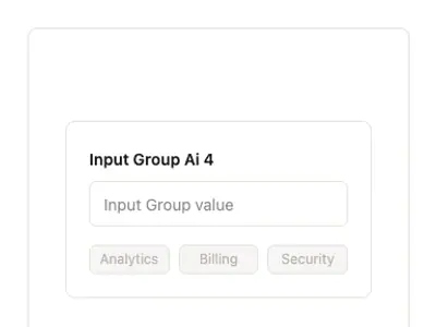 Input Group Ai 4 preview