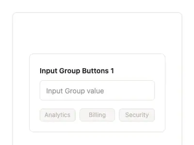 Input Group Buttons 1 preview