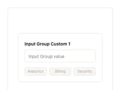 Input Group Custom 1 preview