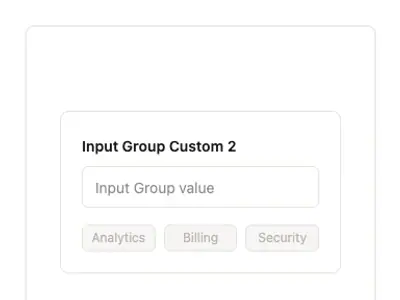 Input Group Custom 2 preview