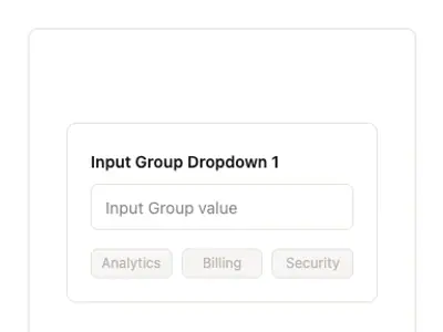 Input Group Dropdown 1 preview