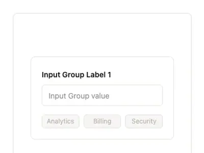 Input Group Label 1 preview