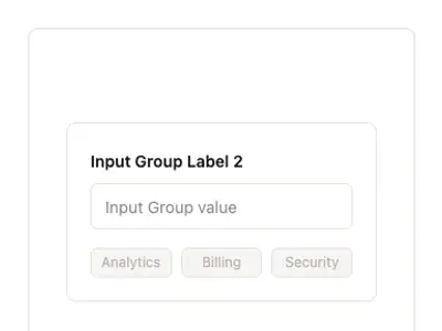Input Group Label 2 preview