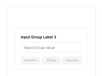Input Group Label 3 preview