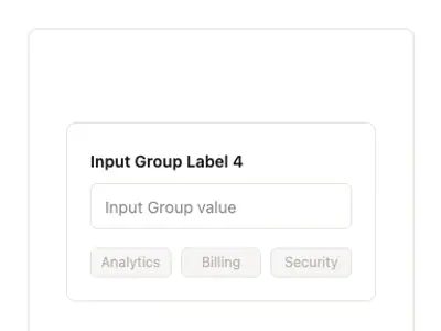 Input Group Label 4 preview