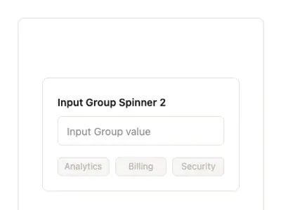 Input Group Spinner 2 preview