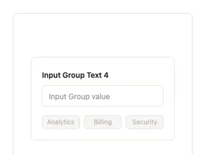 Input Group Text 4 preview