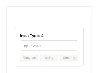 Input Types 4 preview