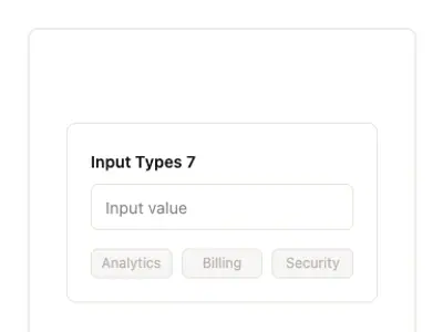 Input Types 7 preview