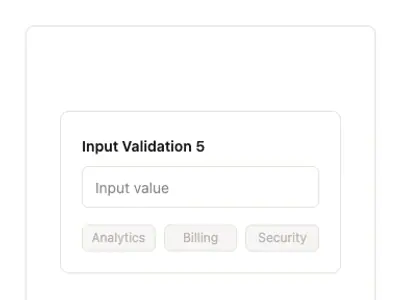 Input Validation 5 preview