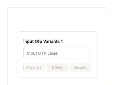 Input Otp Variants 1 preview
