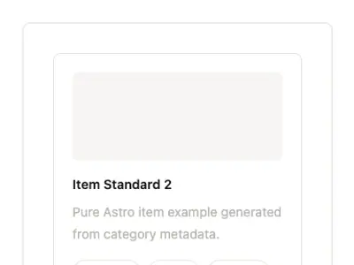 Item Standard 2 preview