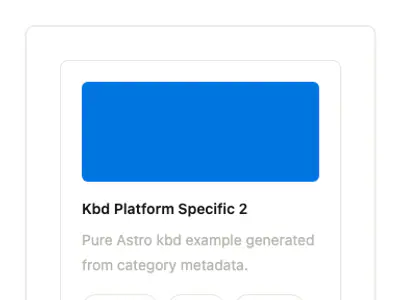 Kbd Platform Specific 2 preview