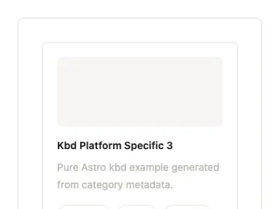 Kbd Platform Specific 3 preview