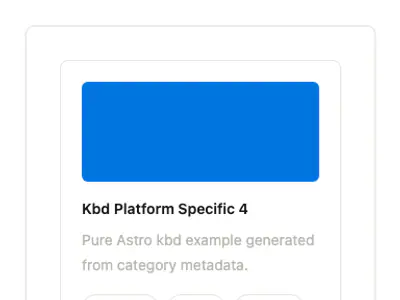 Kbd Platform Specific 4 preview