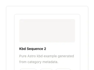 Kbd Sequence 2 preview