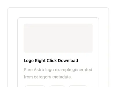 Logo Right Click Download preview