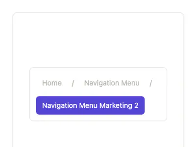 Navigation Menu Marketing 2 preview