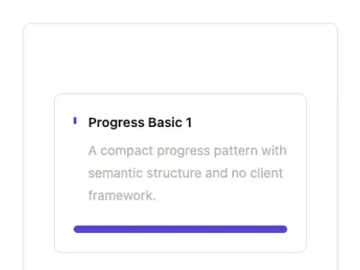 Progress Basic 1 preview