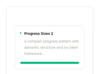 Progress Sizes 2 preview
