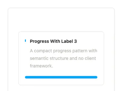 Progress With Label 3 preview