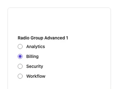 Radio Group Advanced 1 preview