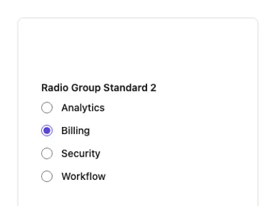 Radio Group Standard 2 preview