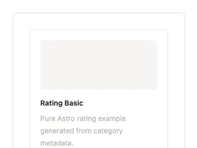 Rating Basic preview
