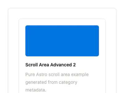 Scroll Area Advanced 2 preview