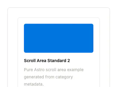 Scroll Area Standard 2 preview