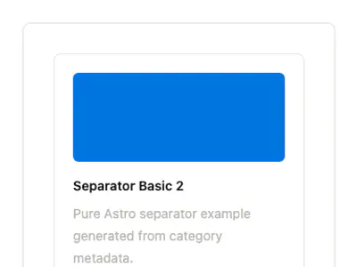 Separator Basic 2 preview