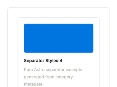 Separator Styled 4 preview