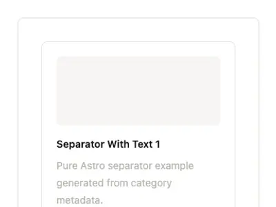 Separator With Text 1 preview