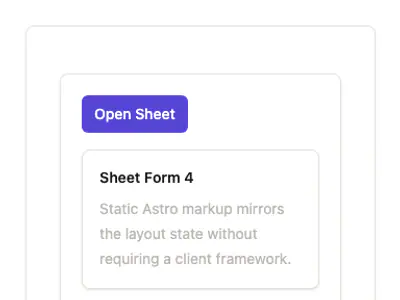 Sheet Form 4 preview