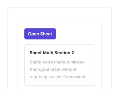 Sheet Multi Section 2 preview