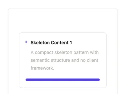 Skeleton Content 1 preview