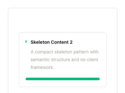 Skeleton Content 2 preview