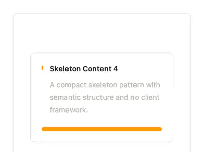 Skeleton Content 4 preview