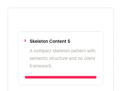 Skeleton Content 5 preview