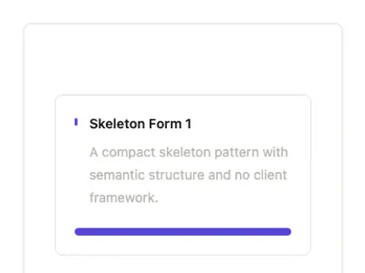 Skeleton Form 1 preview