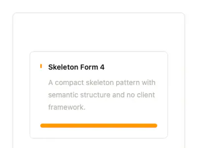 Skeleton Form 4 preview