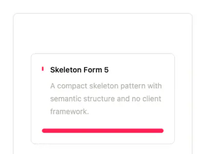 Skeleton Form 5 preview